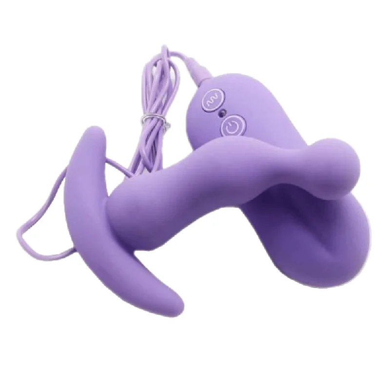 Vibrating Anal Toy Smooth Silicone Plug