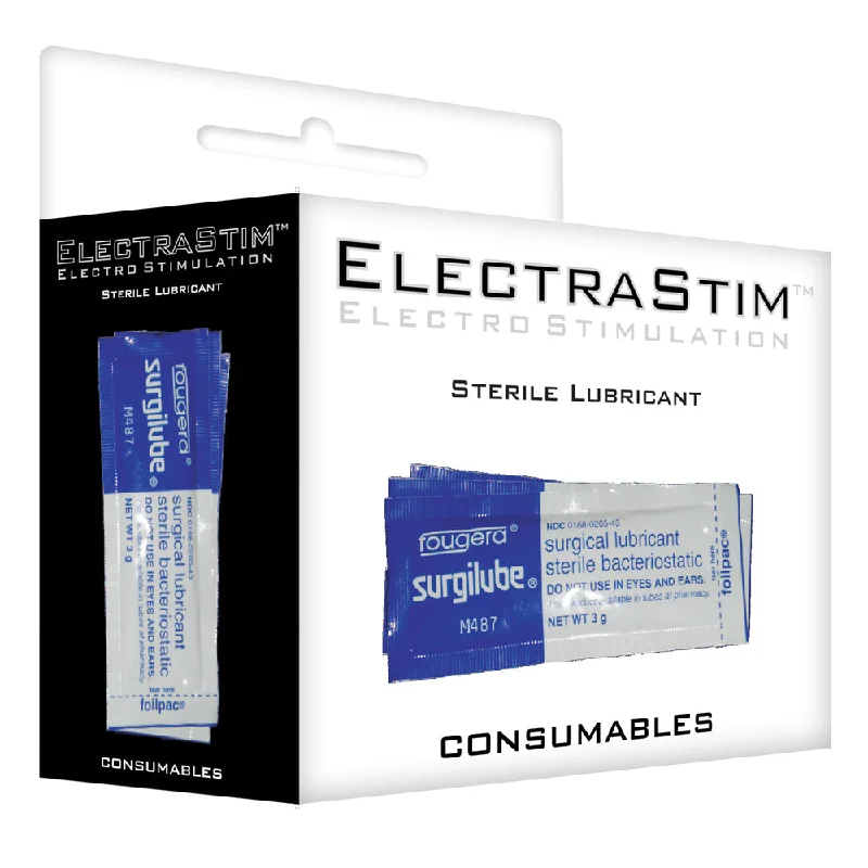 Electrastim Sterile Water-Based Lubricant Sachets 10-Pack