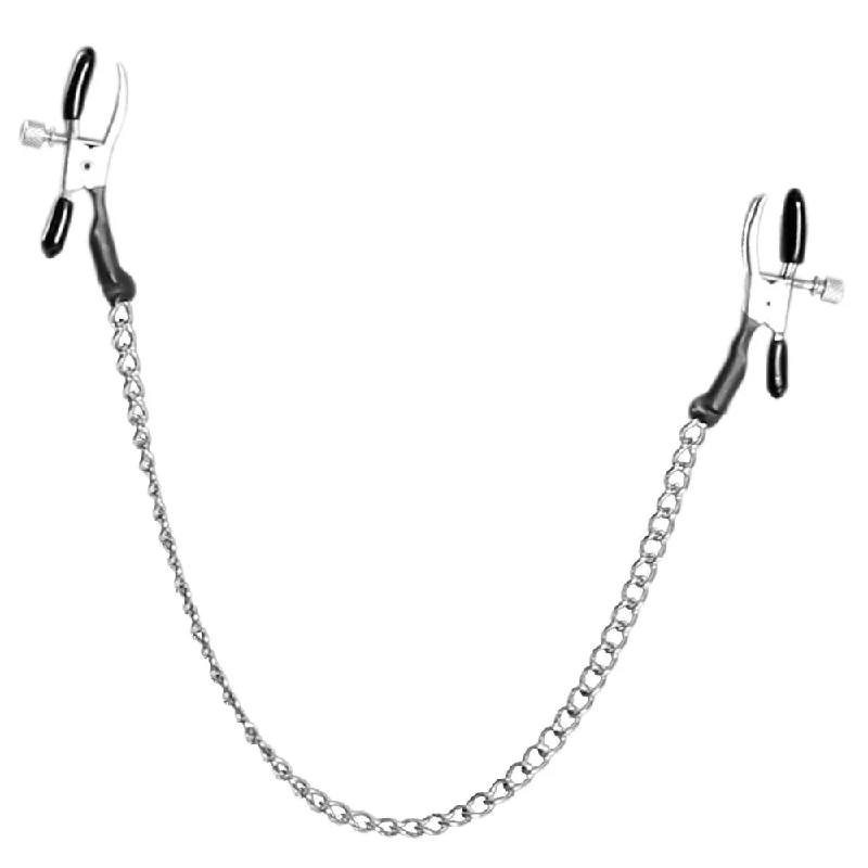 Fetish Fantasy Series Alligator Nipple Clamps With Chain