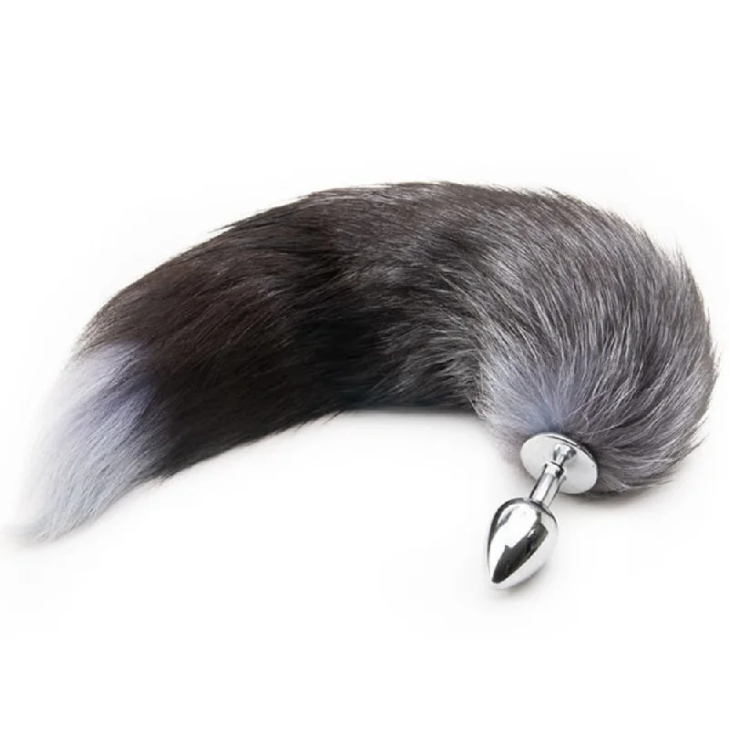 Wolf Anal Metal Tail 18"