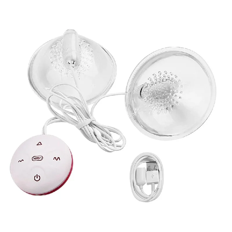 Hands-Free Suction Tit Stimulator Nipple Cups|/|Gspot