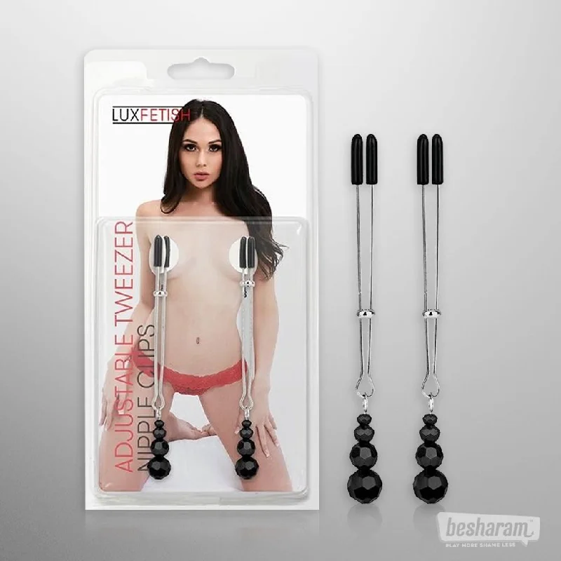 Lux Fetish Adjustable Tweezer Nipple Clips