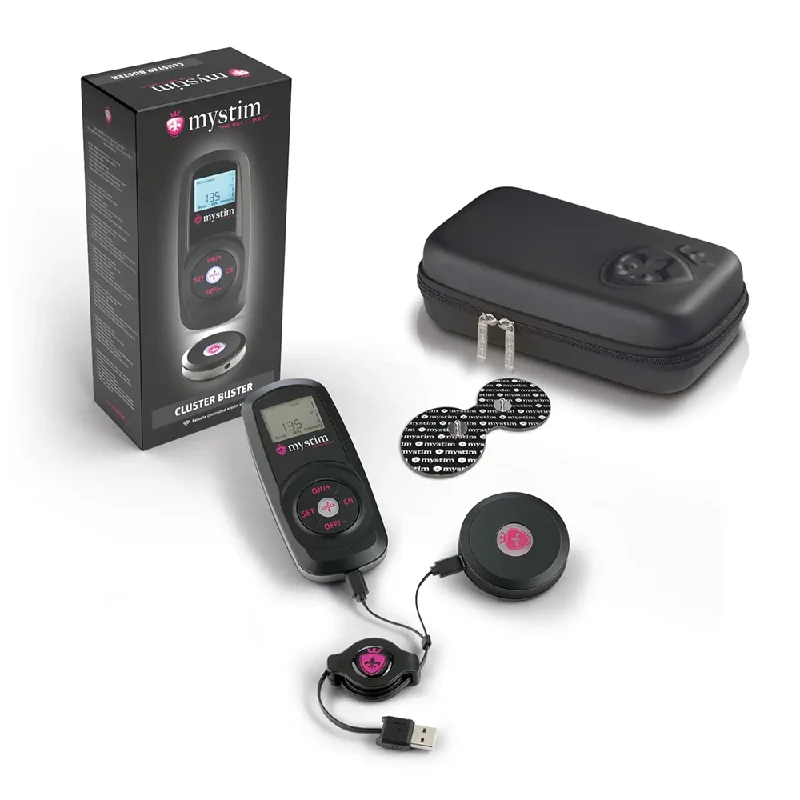 Mystim Cluster Buster Wireless Remote Control E-Stim Set