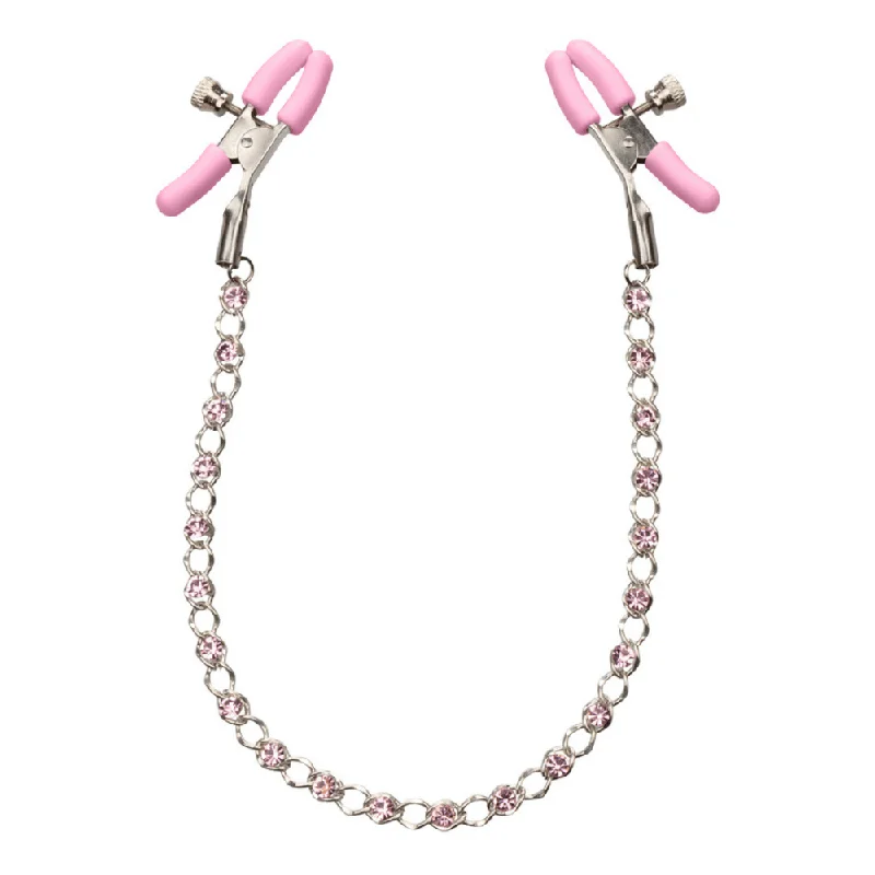 Nipple Play Crystal Chain Nipple Clamps