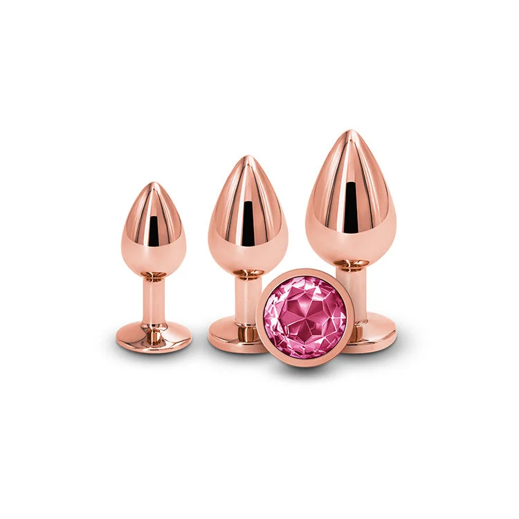 Rear Assets 3pc Rose Gold Anal Training Kit