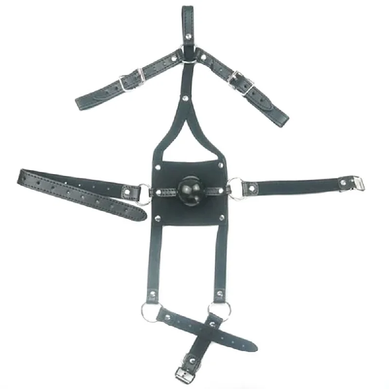 Sadistic Muzzle Harness BDSM Mask