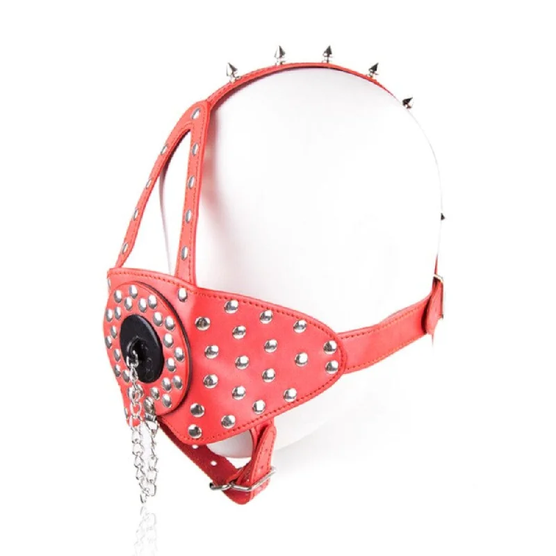 Studded Gothic Face Muzzle