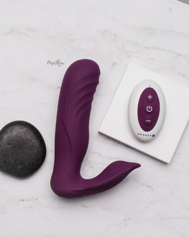 Velvet Hammer - Thrusting Plug Vibrator with Remote Control