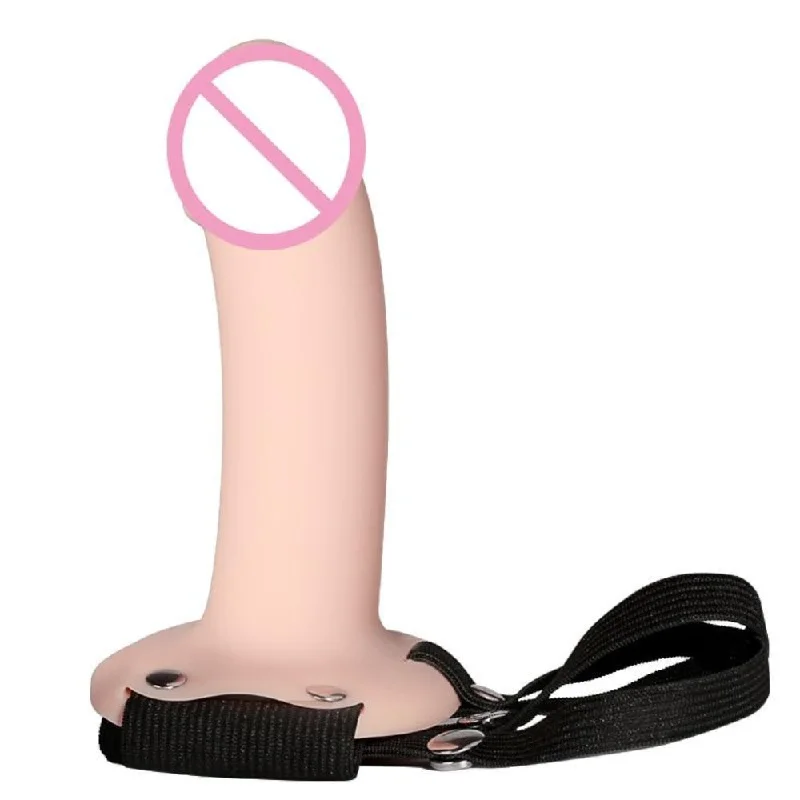 5-Inch Hollow Strap For Men With Harness