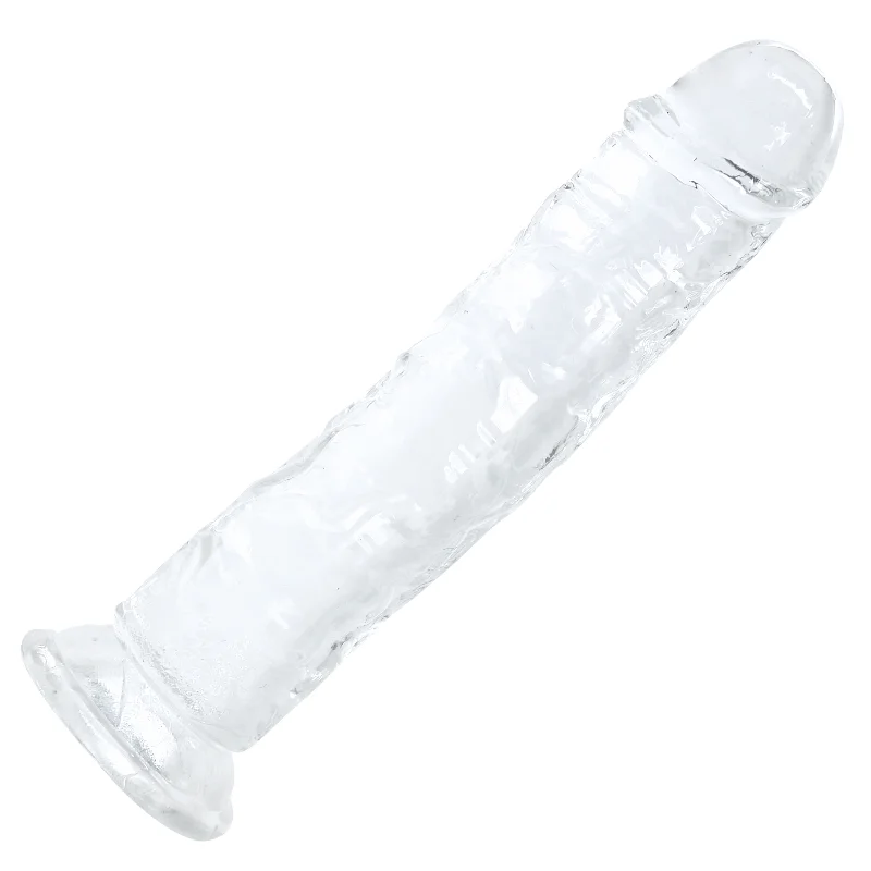 Ultra Lifelike Clear Suction Cup Dildo For Hands-Free Riding