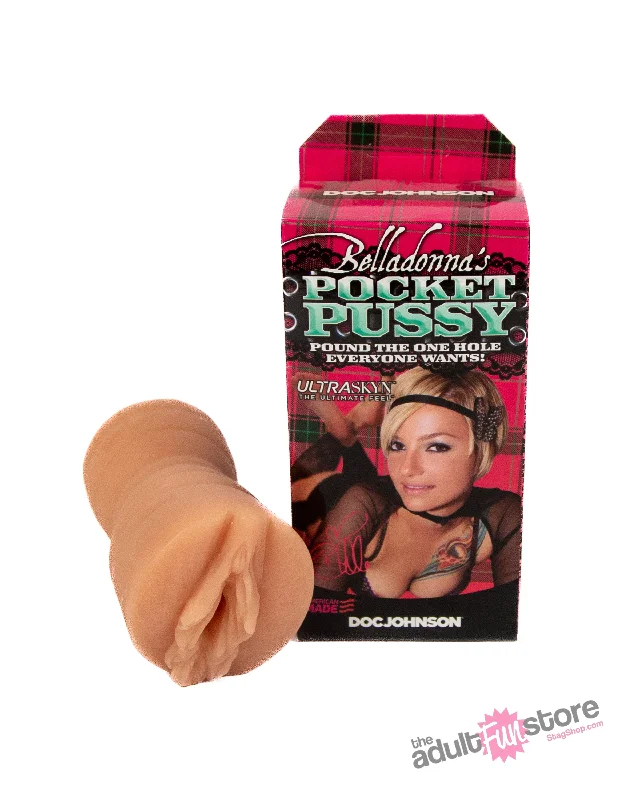 Doc Johnson - Belladonna's Pocket Pussy Stroker - Beige