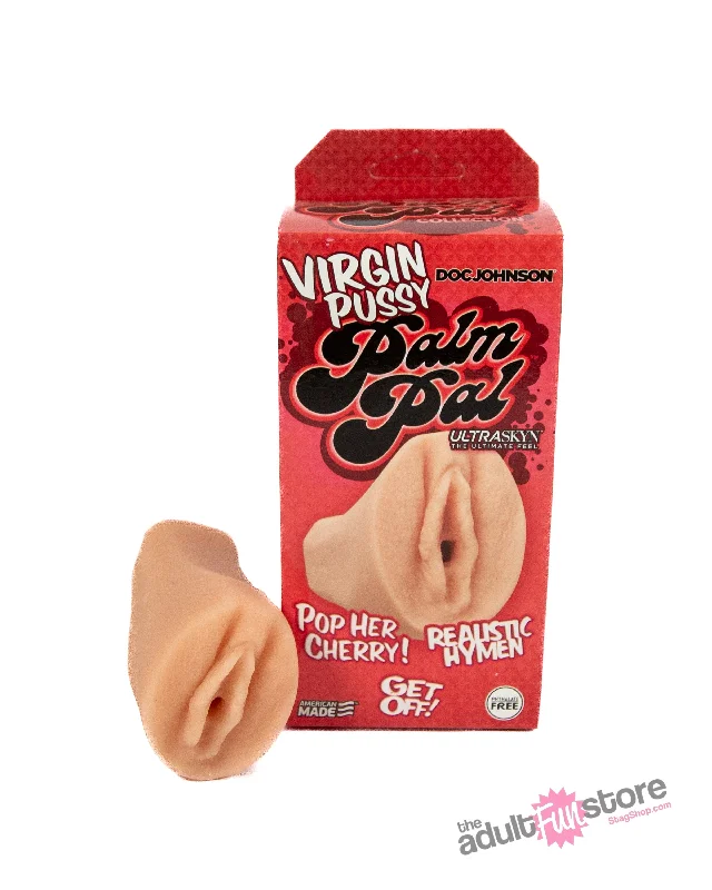 Doc Johnson - Virgin Pussy Palm Pal Stroker - Beige