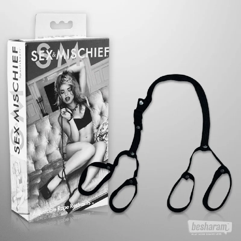 Sex & Mischief Adjustable Rope Restraints