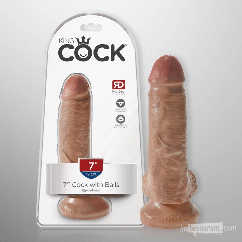 King Cock 7" Cock with Balls