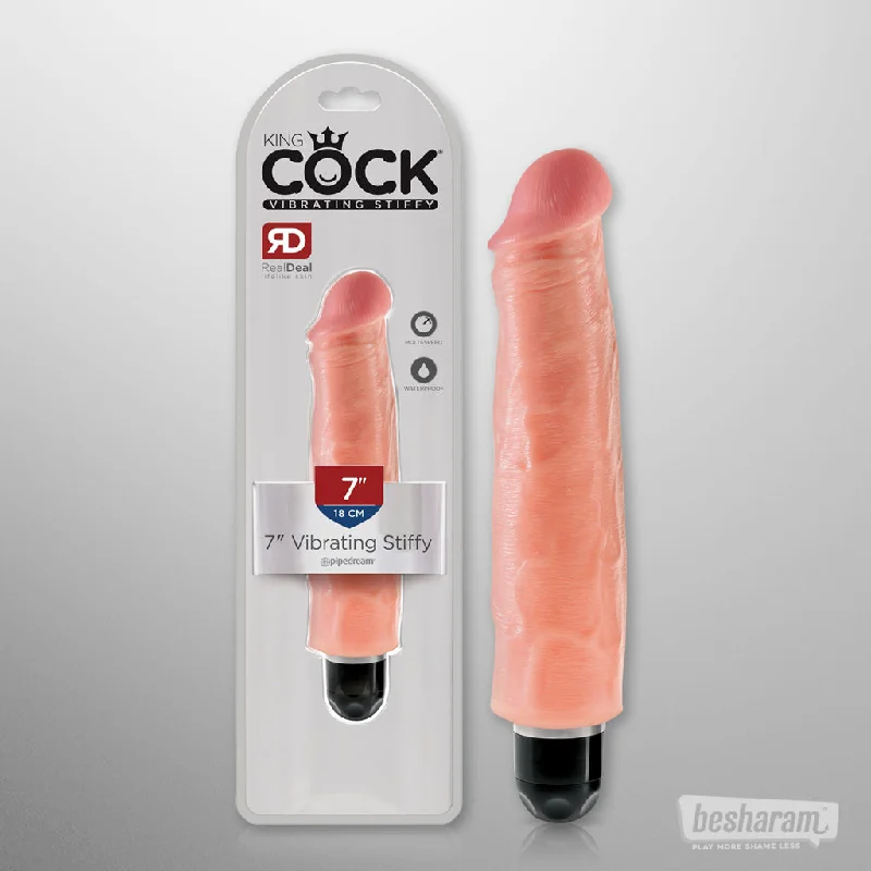 King Cock 7" Stiffy Realistic Vibrator