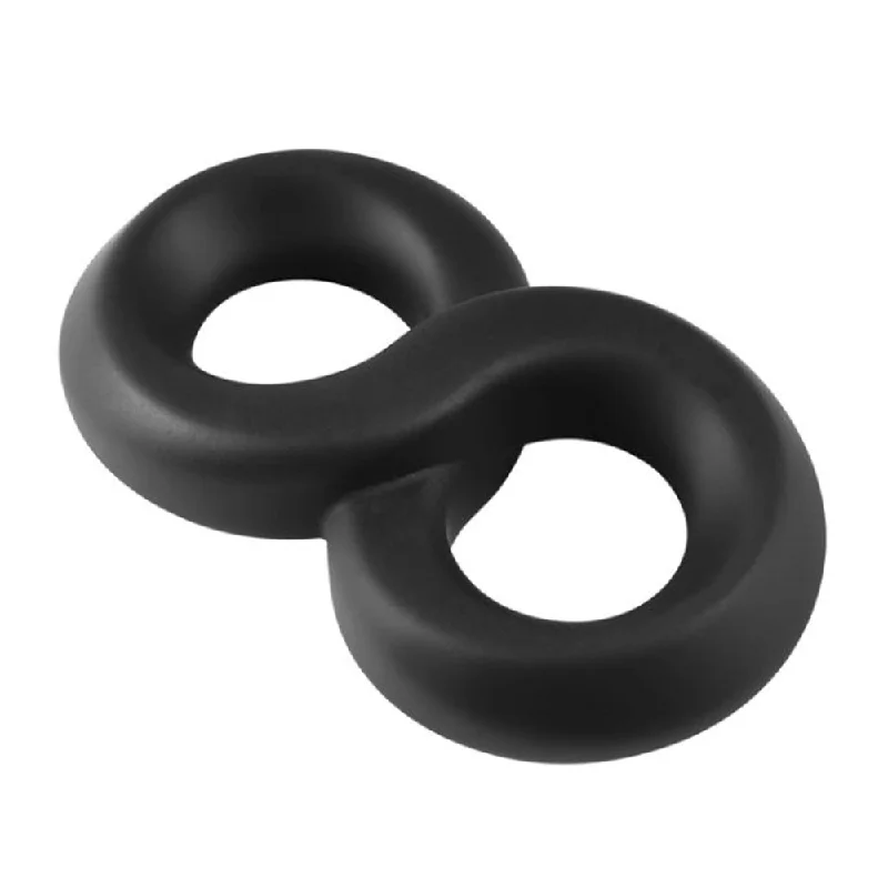 Leto Stay Hard Thick Silicone Figure 8 Cock & Ball Ring