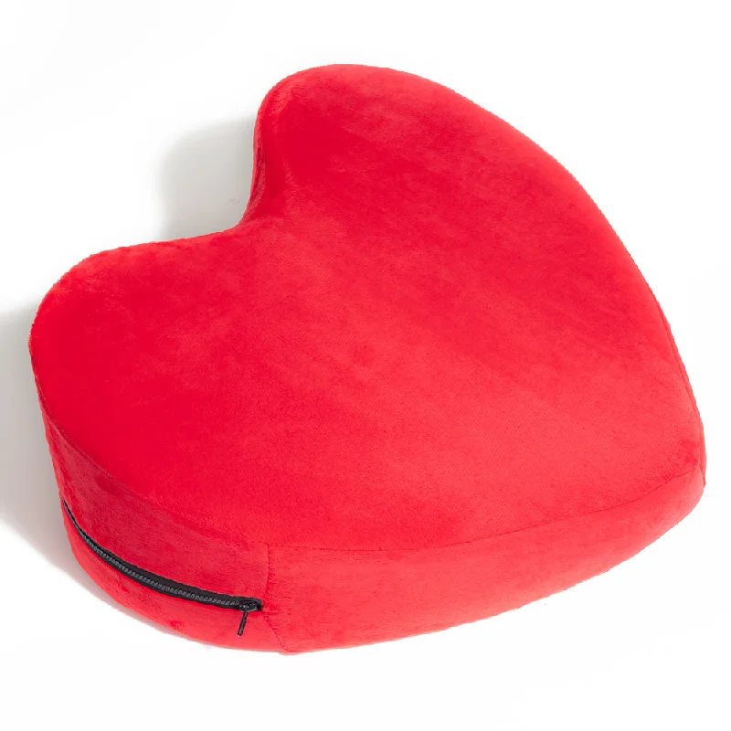 Plush Foam Sex Wedge Positioning Pillow - Heart