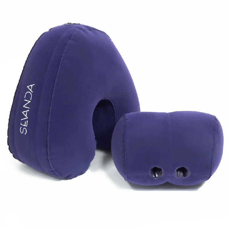 Sevanda Sit & Ride Inflatable Sex Positioning Pillows With Toy Holders