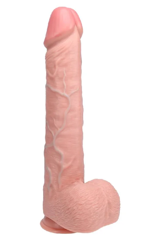 Shots Toys - RealRock - Extra Long 15" Dildo with Balls - Various Colors