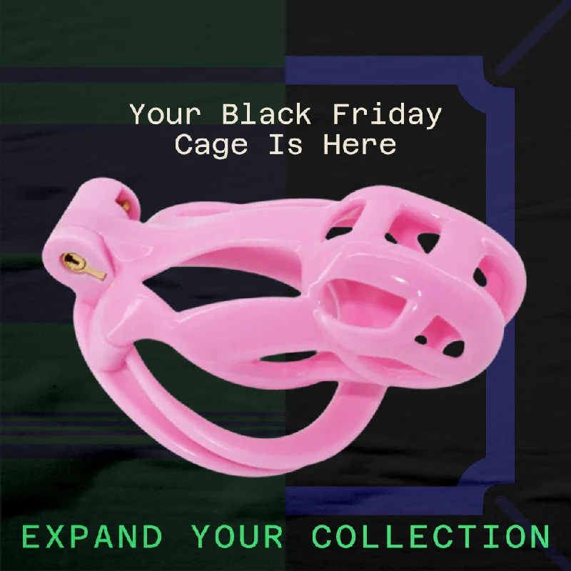 The Pink Cobra Chastity Cage