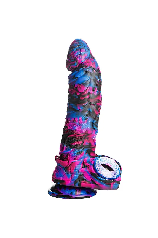 XR Brands - Creature Cocks - Alienoid Silicone Dildo - Multicolor