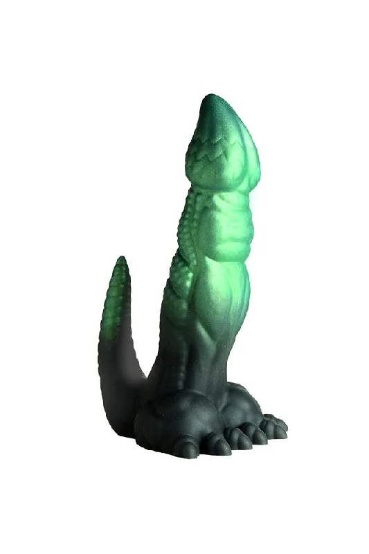 XR Brands - Creature Cocks - Dickosaur Dinosaur Silicone Dildo - Green