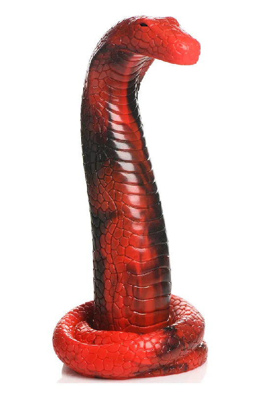 XR Brands - Creature Cocks - King Cobra Silicone Dildo - Red